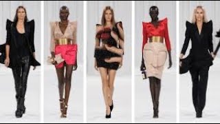 Balmain Womens Spring Summer 2025 Fashion Show [upl. by Yelkrab]