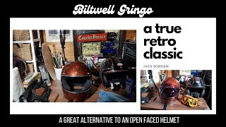 Biltwell Gringo  Retro Helmet Goggles amp Bubble Visor A Great Alternative to an Open Faced Helmet [upl. by Malanie]