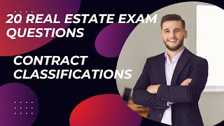 20 Real Estate Exam Questions On Contract Classification  You need to know this to pass your exam [upl. by Verge]