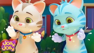 Compilation 😻Three little kittens 😹  MORE  Jolly Jolly  Learn and Play  Nursery Rhymes [upl. by Namaj]