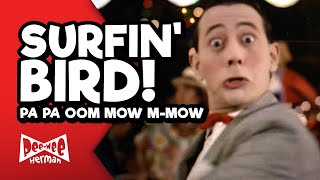 Peewee Herman performs Surfin Bird  Back to the Beach 1987 [upl. by Yrelbmik731]