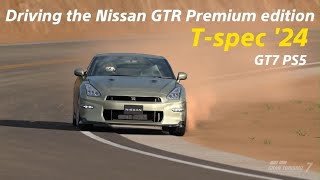 Driving the Nissan GTR Premium edition Tspec 24  Gran Turismo 7 PS5 [upl. by Esac]