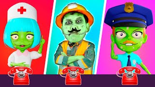 Zombie 911 Rescue Service Song  Lights Baby Songs amp Nursery Rhymes [upl. by Ynavoeg638]