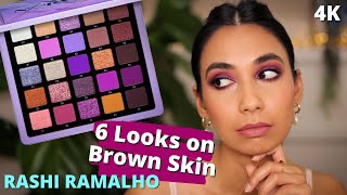 Best Purple Eyeshadow Palette For Brown Skin  ABH x Norvina Vol 5 Looks amp Review [upl. by Crockett]