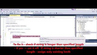 C  Check against string length  Fix Error  Index and length must refer to a location within [upl. by Candy533]