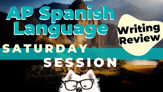 2021 AP Spanish Language Exam Writing [upl. by Weinreb309]