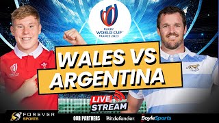 Wales vs Argentina Rugby World Cup 2023 Live Commentary amp Watchalong  Wales vs Argentina live [upl. by Neik]