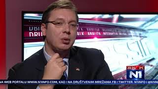 Izjava Aleksandra Vučića 100 Muslimana za jednog Sribina [upl. by Ardnuek]