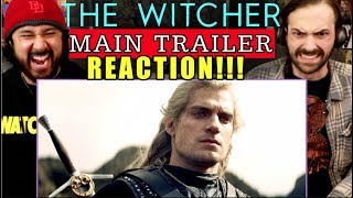 THE WITCHER  Main TRAILER  REACTION Netflix [upl. by Anilad900]