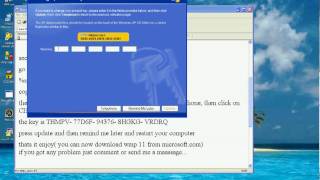 How to genuine your windows XP for free [upl. by Onoitna]