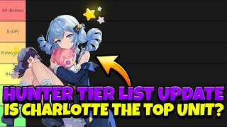 UPDATED HUNTER TIER LIST DID CHARLOTTE MAKE THE TOP SPOT Solo Leveling Arise [upl. by Eniamor]