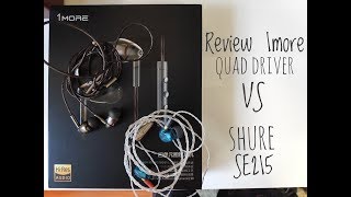 1more 4driver VS shure se215 indonesia [upl. by Philbo312]