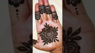 Flower mehendi design for deepawali festival  mehndi shortvideo [upl. by Renate373]