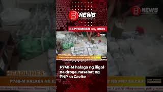 P748M halaga ng iligal na droga nasabat ng PNP sa Cavite [upl. by Asilahs495]