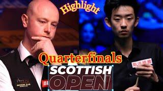 Wu Yize vs Chris Wakelin QF Highlight Scottish Open 2024 snooker [upl. by Lumbye]