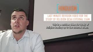 Hinduism  Study of Religon  QCAA External Exam  Last Minute Revision 2023 [upl. by Sheeb]