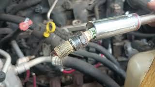 2006 Chevy Silverado 53 spark plug replacement [upl. by Eijneb]