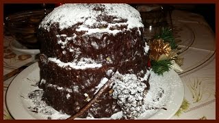 Panettone farcito con crema pasticcera e glassa di cioccolato  Le Ricette di Zio Roberto [upl. by Ettesyl]