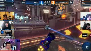 Musty reacts to NRG JSTNS insane 0 second goal at RLCS NA Haunted Hallows Cup  Epic reaction [upl. by Cthrine94]