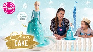 Elsa Frozen Torte  Bolo Tsunami Princess Cake  Sallys Welt [upl. by Snowman]