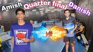 Amish vs Danish  Ekam League Quarter Final Table Tennis Thriller [upl. by Aranat]