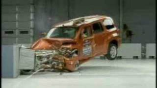 20062009 Chevy HHR Crash Test IIHS [upl. by Eldnik]