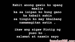 Nabihag mo Part 2  Curse One Lyrics [upl. by Adnauqaj]