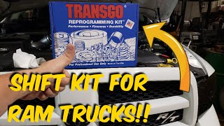 RAM RT TRANSGO SHIFT KIT INSTALLATION [upl. by Dorreg998]