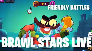 Eng Pushing to 11000 trophies Brawl stars live Playing with viewers friendly battles [upl. by Eetsirhc]