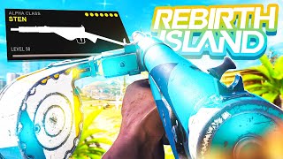 this STEN SMG CLASS SETUP MELTS on REBIRTH ISLAND🔥 Vanguard Warzone [upl. by Anastase]