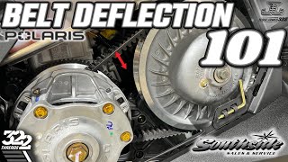 BELT DEFLECTION 101 FOR POLARIS SNOWMOBILES  DOES YOUR SLED NEED TO HAVE DEFLECTION ADJUSTED [upl. by Balcer]