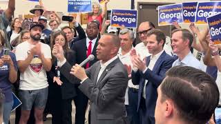 Oct 13 2024 Hakeem Jeffries kicked off the canvass today in Palmdale for George Whitesides [upl. by Fugate]