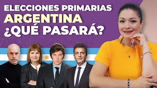 ELECCIONES PRIMARIAS ARGENTINA ¿QUÉ PASARÁ  PREDICCIONES 2023 KATIUSKA ROMERO [upl. by Araiek]