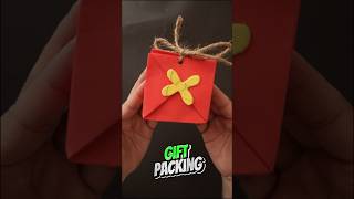 Origami Gift Packing Tutorial diy giftideas packing [upl. by Elay]