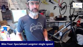 Bike Tour Specialized Langster single speed [upl. by Dreher]