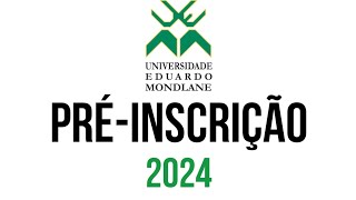 COMO FAZER A PRÉ INSCRIÇÃO NA UEM  2024 [upl. by Airetal]