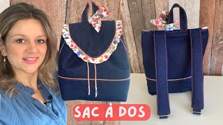 Tuto couture  le sac à dos enfant [upl. by Adoree]