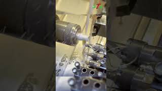 Exploring the Effects of Our TM36 on High Gloss Aluminum Tube Machining cnc cnctechnology [upl. by Yeclek168]