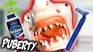 SHARK PUPPET BECOMES A MAN [upl. by Nappy]