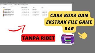 CARA BUKA DAN EKSTRAK FILE GAME RAR [upl. by Jemimah996]