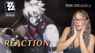 Lycaon Character Demo REACTION  Wolfishly Charming  Zenless Zone Zero [upl. by Elora]