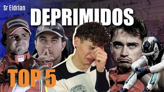 TOP 5 PILOTOS más DEPRIMIDOS de la FORMULA 1  Sr Eidrian [upl. by Anod]