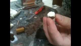 Cornetto algida con incarto Tutorial cono gelato in fimo by CREAle [upl. by Llecrad]