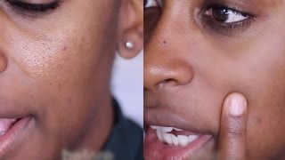 How To Minimize LARGE PORES FixitFriday  Jackie Aina [upl. by Odlanyer]