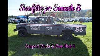 Sanfilippo Smash 8 THE LAST SMASH Compact Trucks amp Vans Heat 1 Day 1 Demolition Derby 4K [upl. by Frankel]