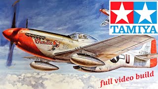 TAMIYA P51D Full video build Custom 132nd scale kit [upl. by Alice413]