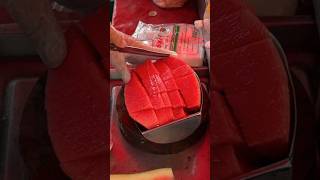 Do you like fresh red watermelon  Fruit Cutting Skills [upl. by Thurnau]