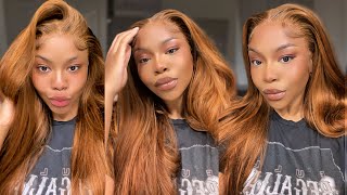 The Perfect Auburn Ginger Hair color amp Beginner Friendly Install  UNICE Hair [upl. by Yras]