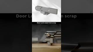 Door Lock  Rate this design from 1 to 10 👍😇 Door lock made from scratch 🤝 cad 3ddesign lock [upl. by Ttam947]