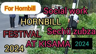 Hornbill Festival 2024 Preparing [upl. by Ahsiet]